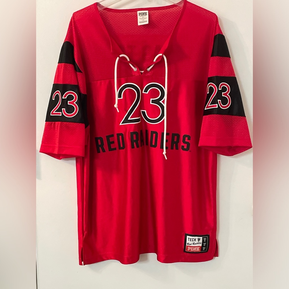 PINK Victoria’s Secret Texas Tech jersey size L